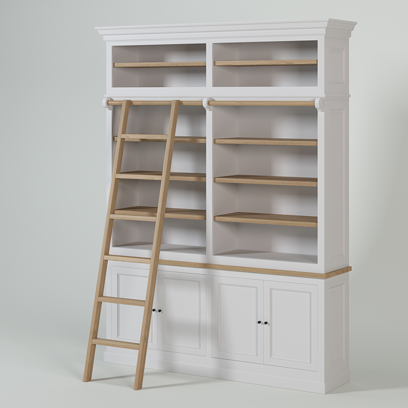 KAS0505-3 / Bookcase New Rio / 4 portes (188x47x250)