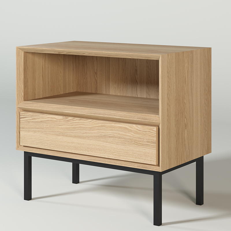 KAS0107-2 / Bedside Cadiz / 1 tiroir (60x35x55)