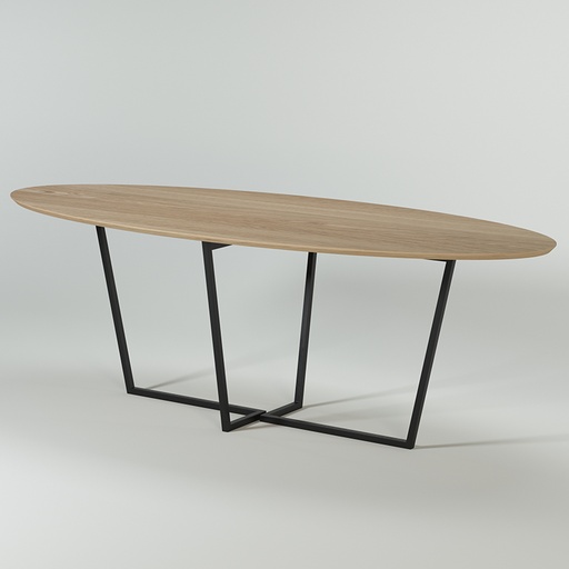 KAS0320-2 / Table Ellipse Iron (240x96x77)