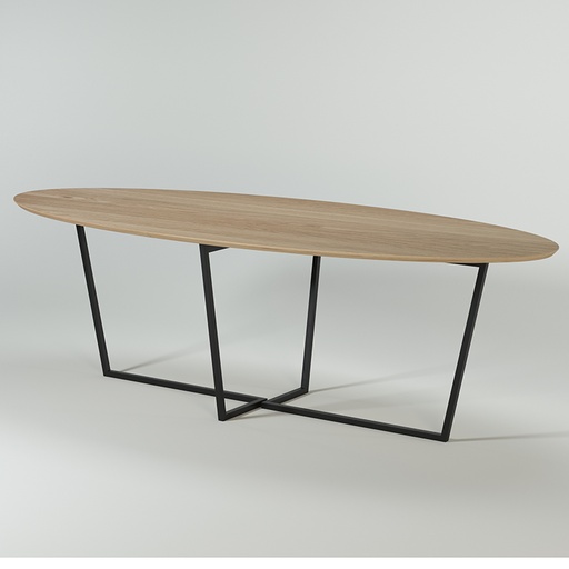 KAS0320-3 / Table Ellipse Iron (260x104x77)