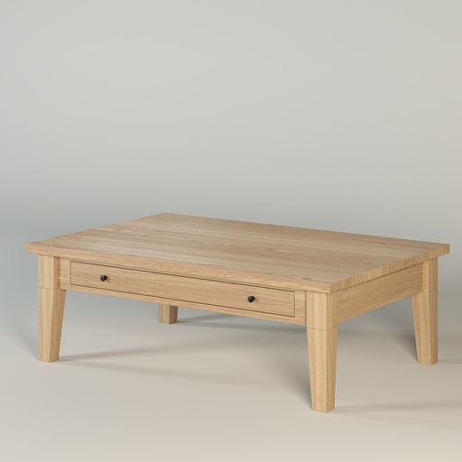 KAS0402-2 / Coffee Table 1 tiroirs Nantes (120x80x40)