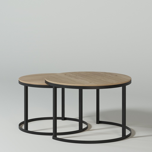 KAS0305-2A / CoffeeTable Circle Iron (60x38)